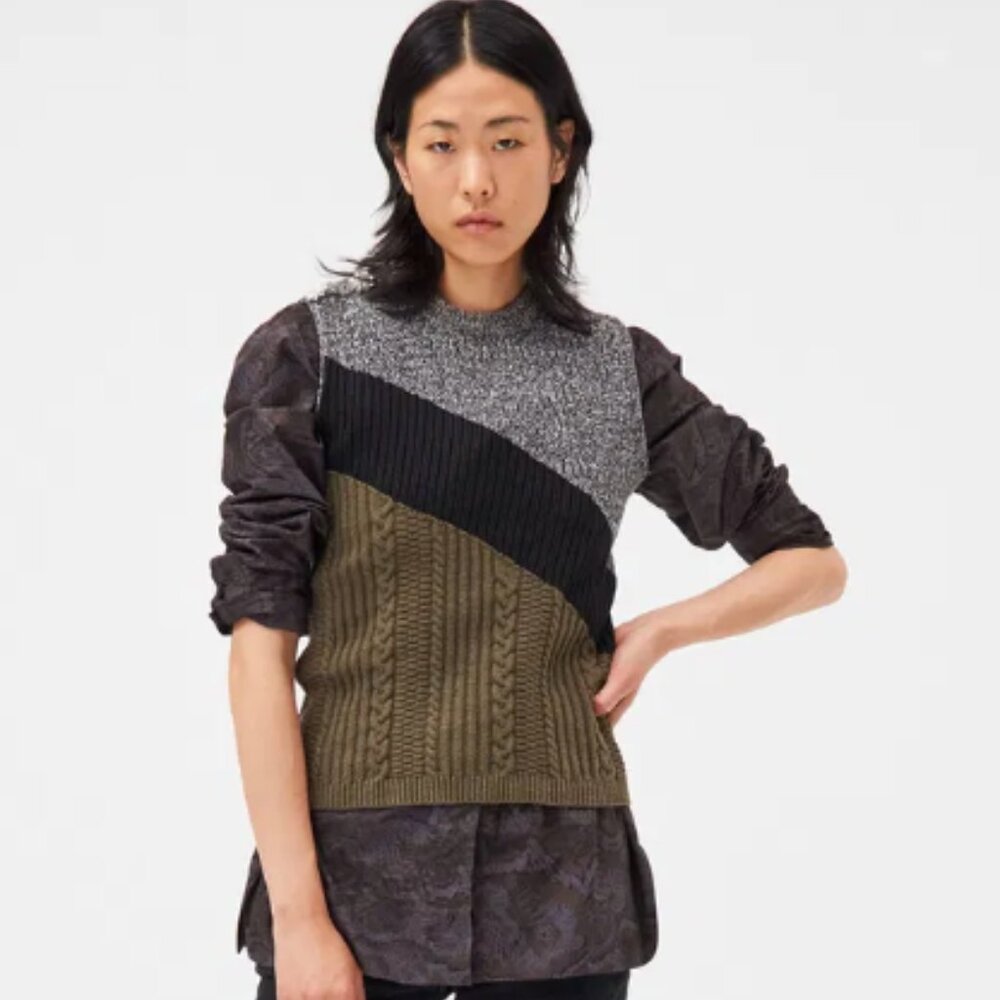 Ganni Multi-Knit Vest - Picture 2 of 9